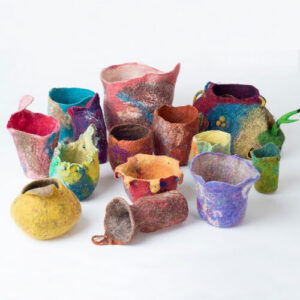 WET FELTING A VESSEL</br>with Marcia Weinert</br>9:00 am – 12:00 pm